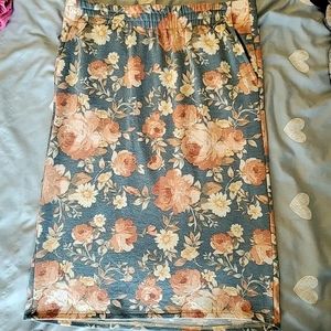 🍭3 x $25* REBEL SUGAR Floral Skirt Sz Lrg